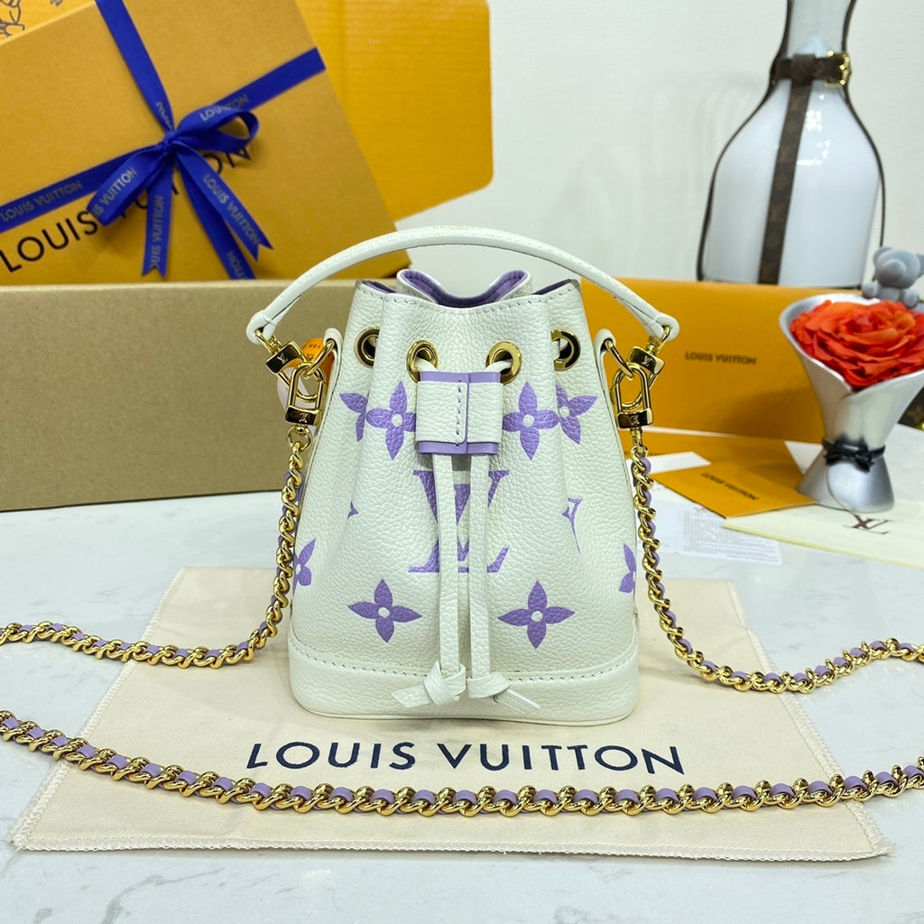 Louis Vuitton Nano Noé Handbag Monogram Empreinte