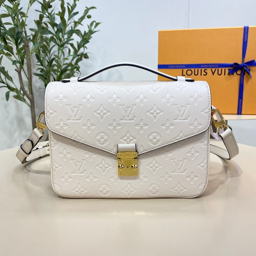 Louis Vuitton Full-Leather Messenger Bag