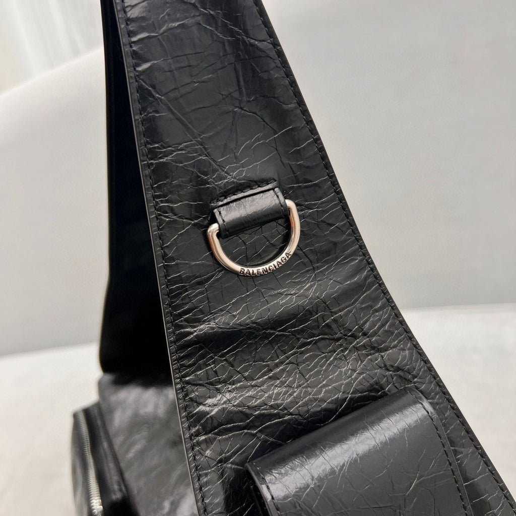 Balenciaga Superbusy Multi Pocket Shoulder Bag Small