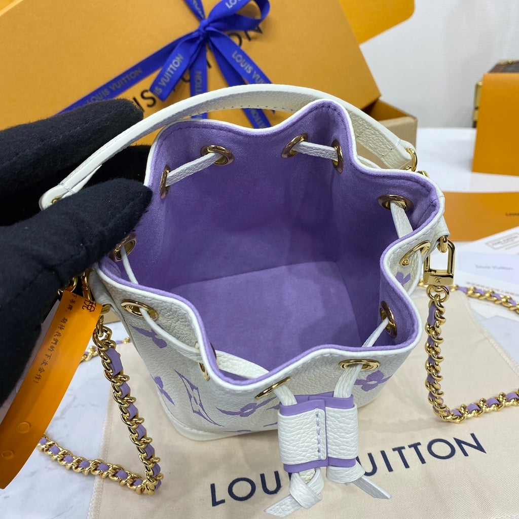 Louis Vuitton Nano Noé Handbag Monogram Empreinte