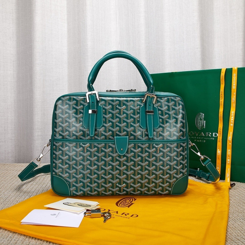Goyard Jet Black Briefcase