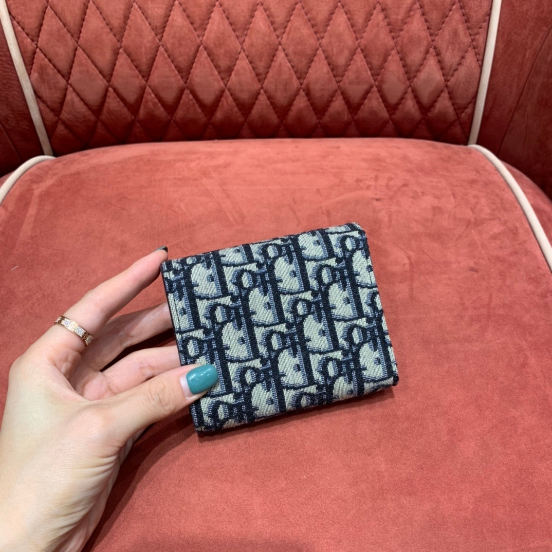 Christian Dior Saddle Trifold Wallet