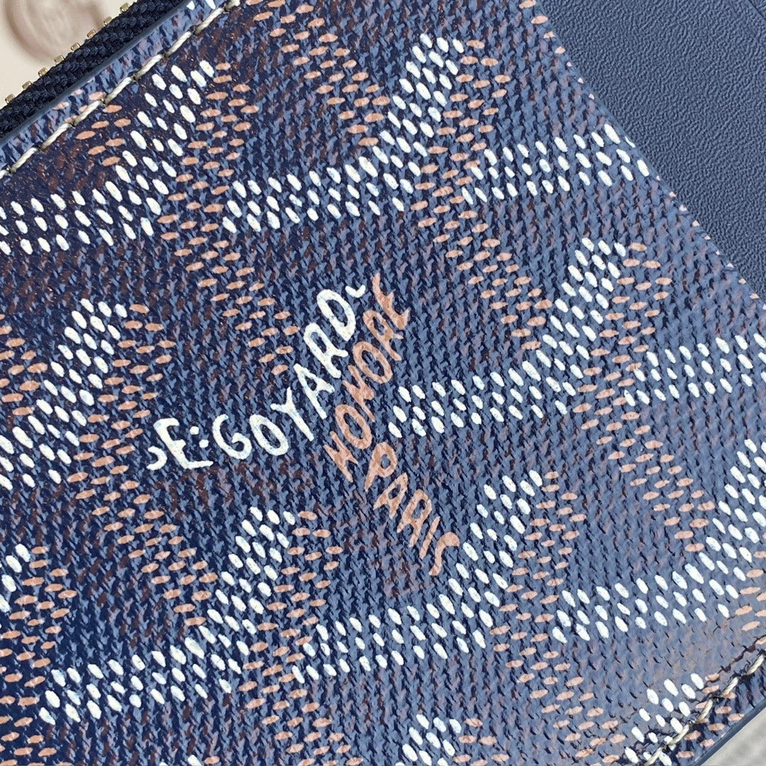 Goyard Bourbon Zip Card Holder / Wallet