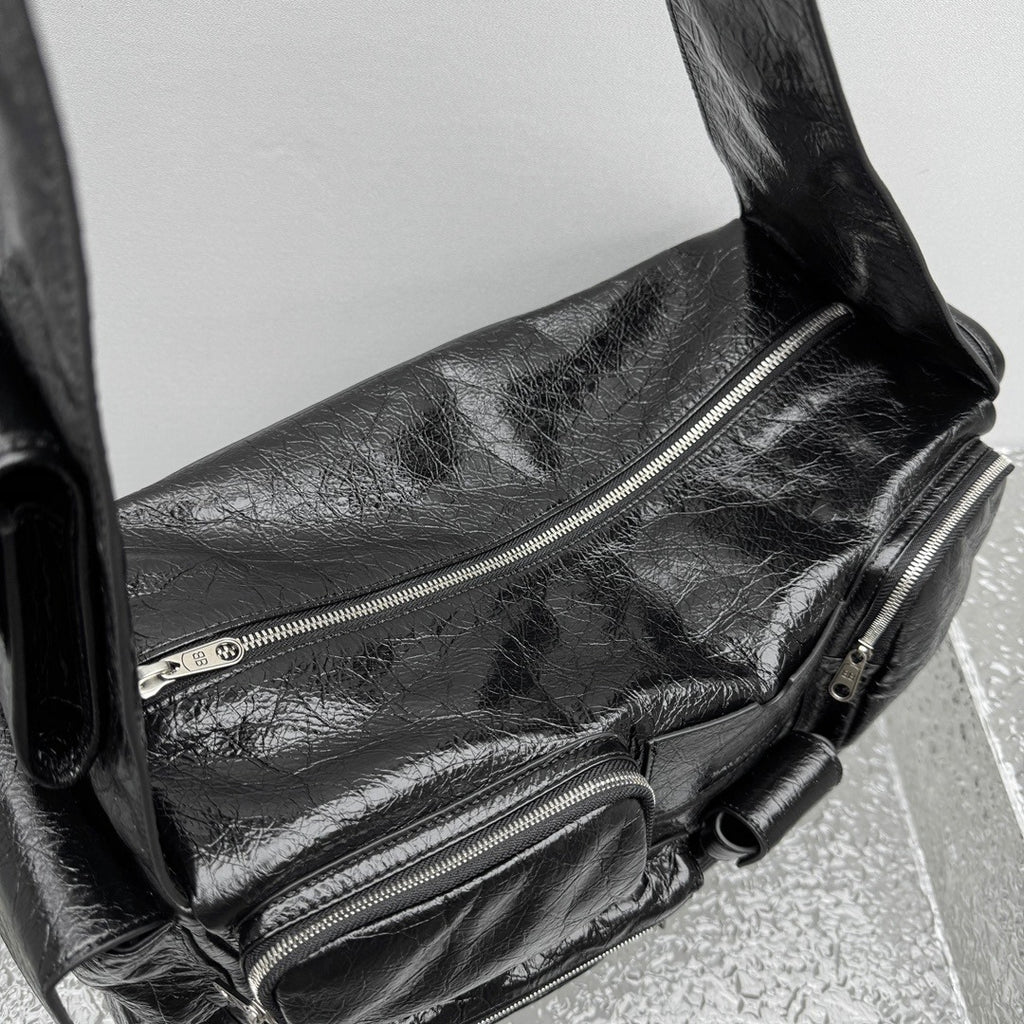 Balenciaga Superbusy Multi Pocket Shoulder Bag Large