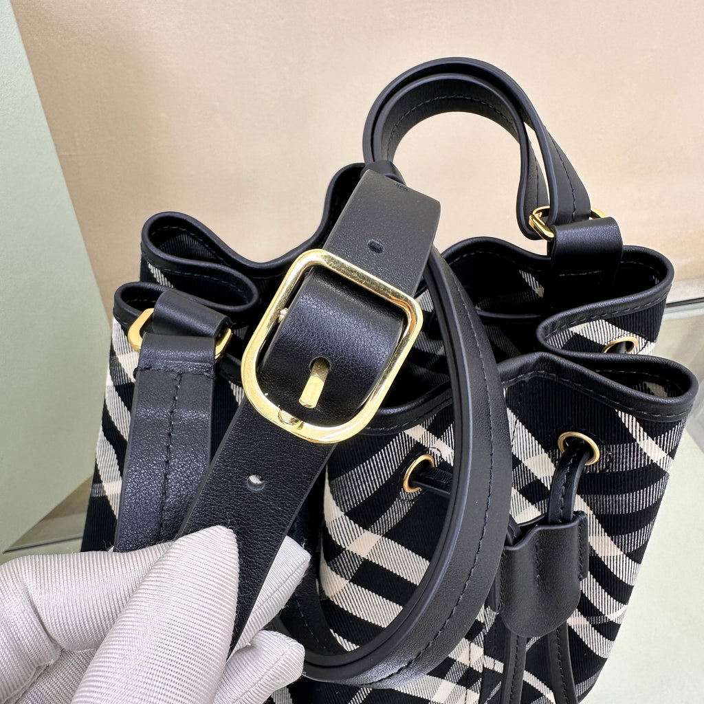 Burberry Drawstring Bucket Bag