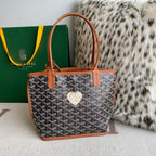 Goyard Heart Mini Reversible Shopping Tote (Mother & Child Set)