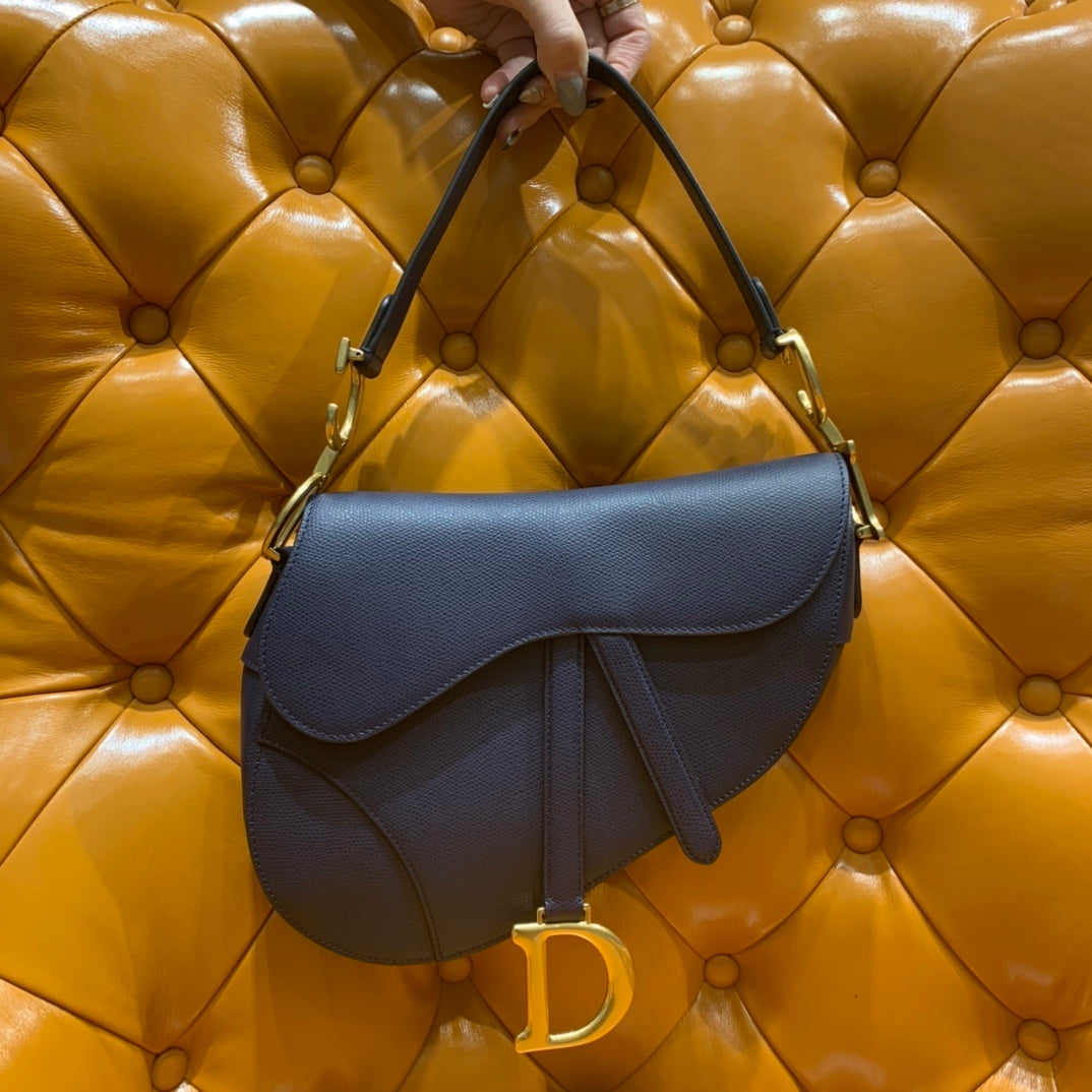 Christian Dior Saddle Leather Handbag