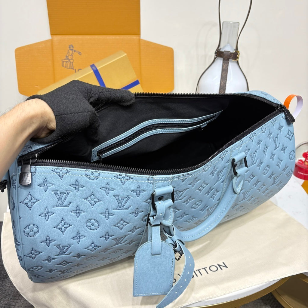 Louis Vuitton Keepall Bandoulière 50 Shadow Leather