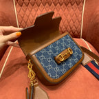 Gucci GG Horsebit Saddle Bag