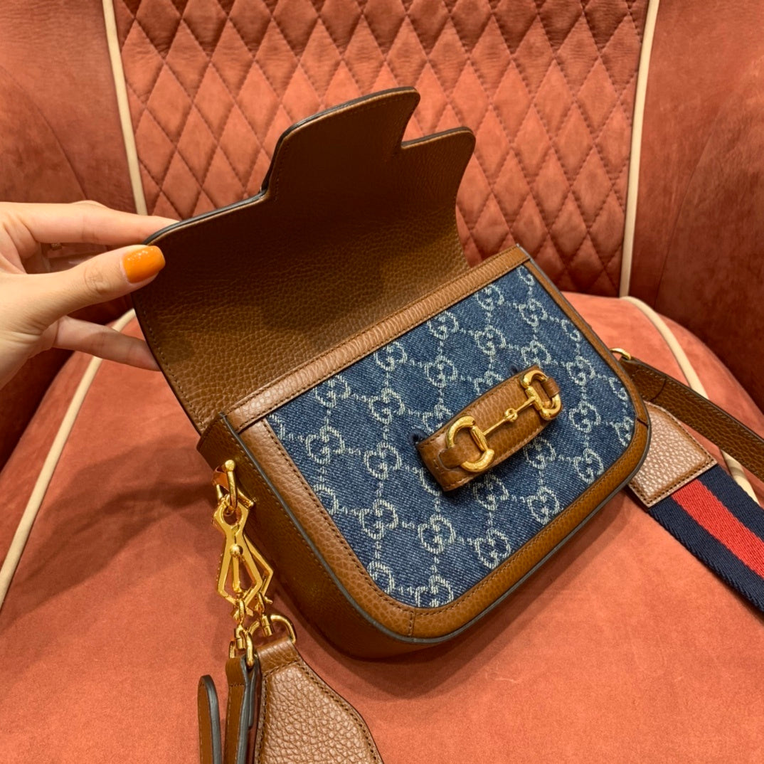 Gucci GG Horsebit Saddle Bag