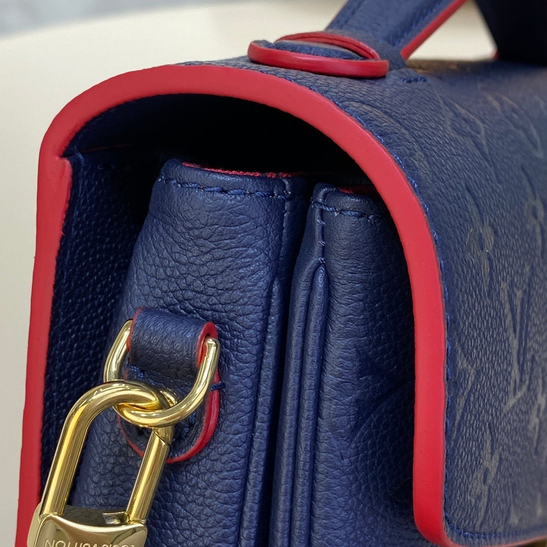 Louis Vuitton Full-Leather Messenger Bag