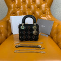 Christian Dior Lady Dior Embroidered Beaded Bag