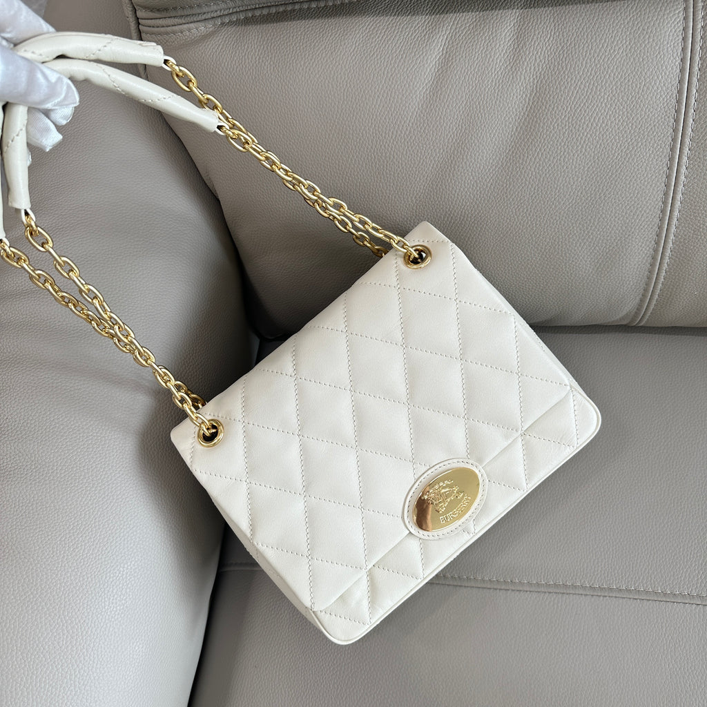 Burberry Quilted Calfskin Shoulder Bag