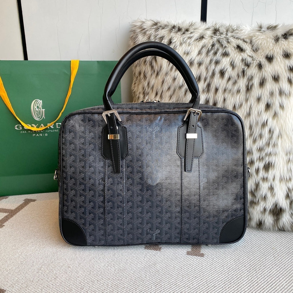 Goyard Jet Black Briefcase