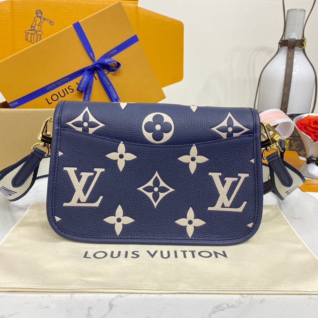 Louis Vuitton Diane Baguette Handbag Monogram Empreinte