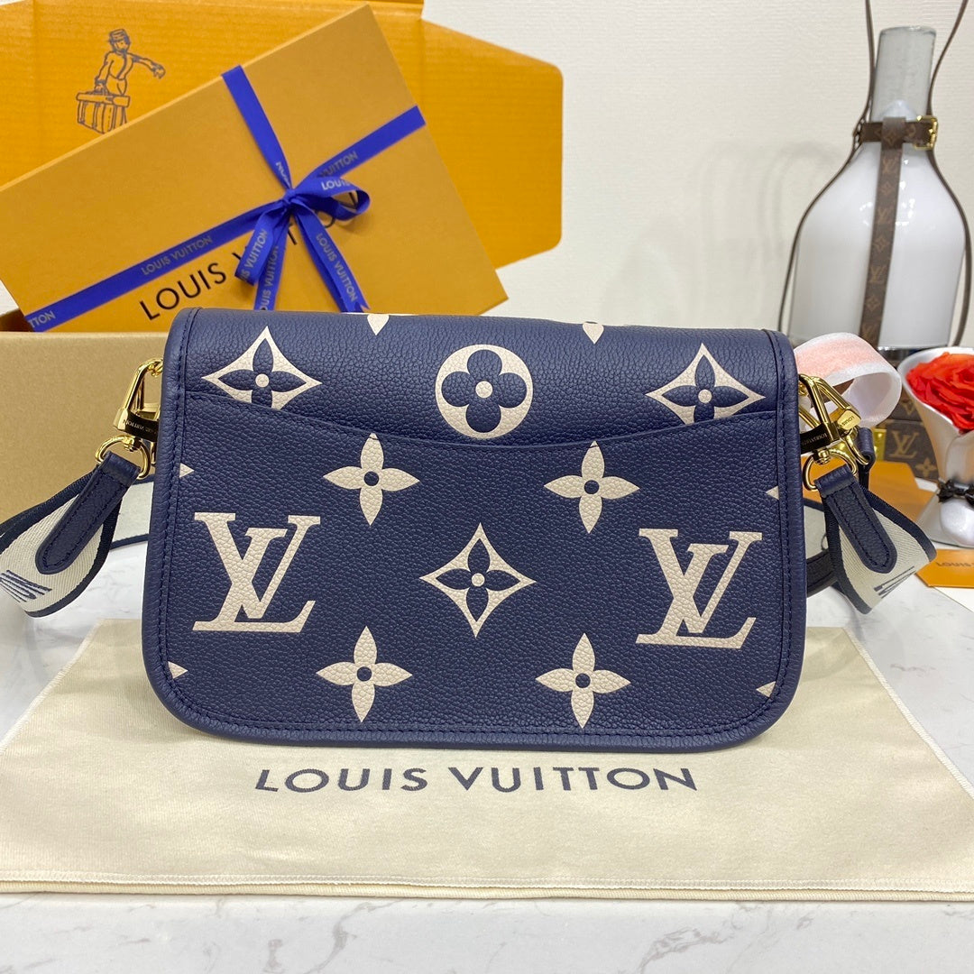 Louis Vuitton Diane Baguette Handbag Monogram Empreinte