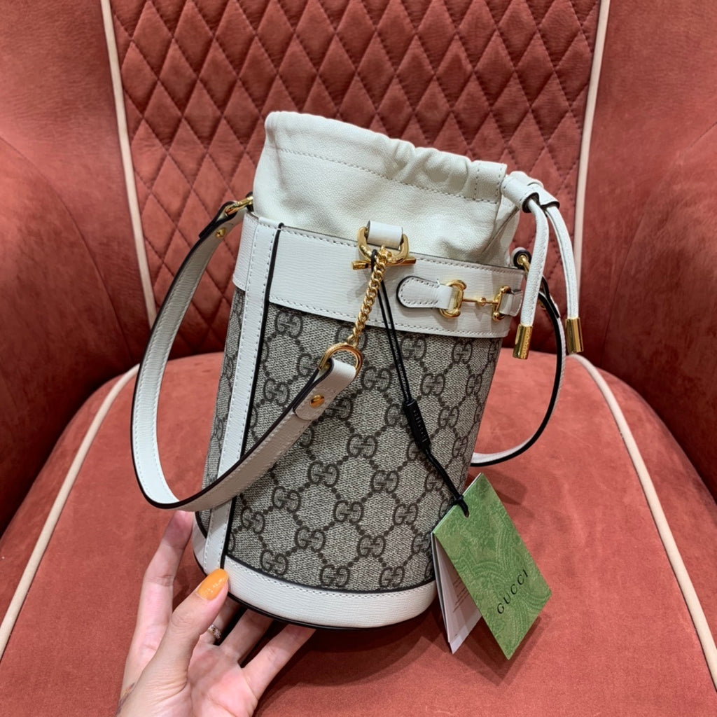 Gucci GG Horsebit Bucket Bag