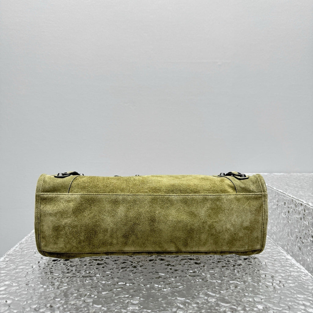 Balenciaga Le City Motorcycle Bag Medium Suede