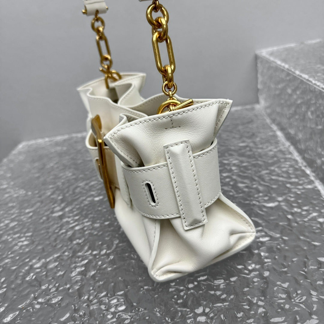 Balmain Anthem Shoulder Clutch Bag Small