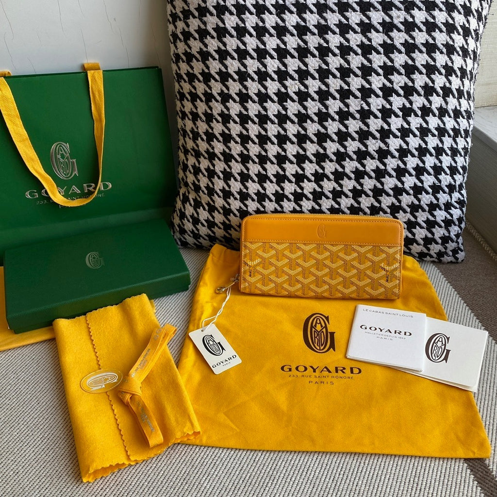 Goyard Matignon Zip Long Wallet