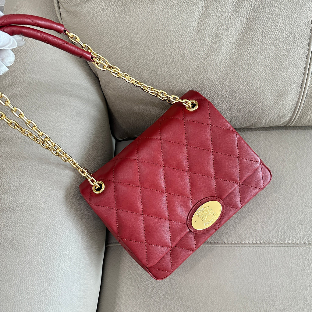 Burberry Quilted Calfskin Shoulder Bag