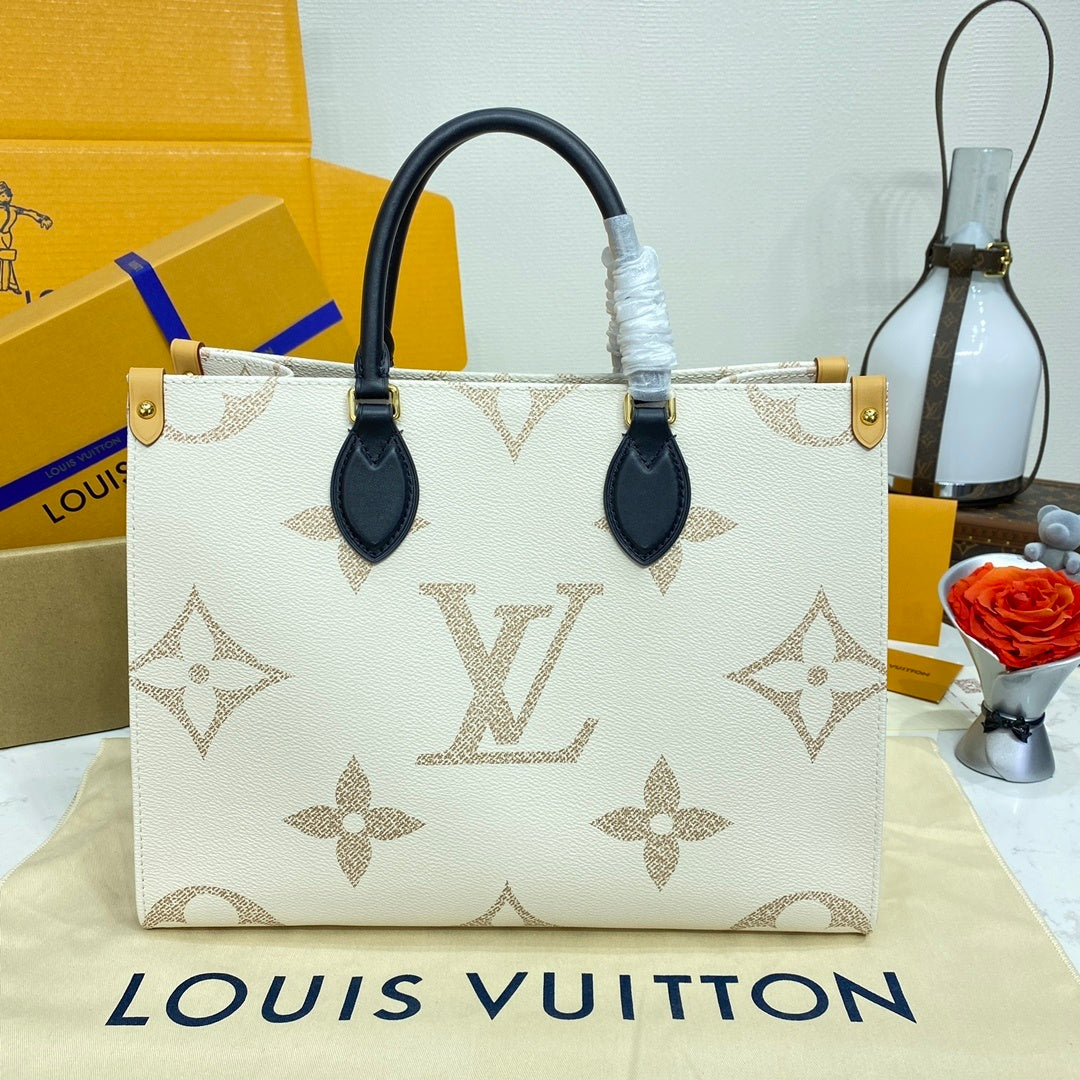 Louis Vuitton OnTheGo Medium Tote Monogram Dune