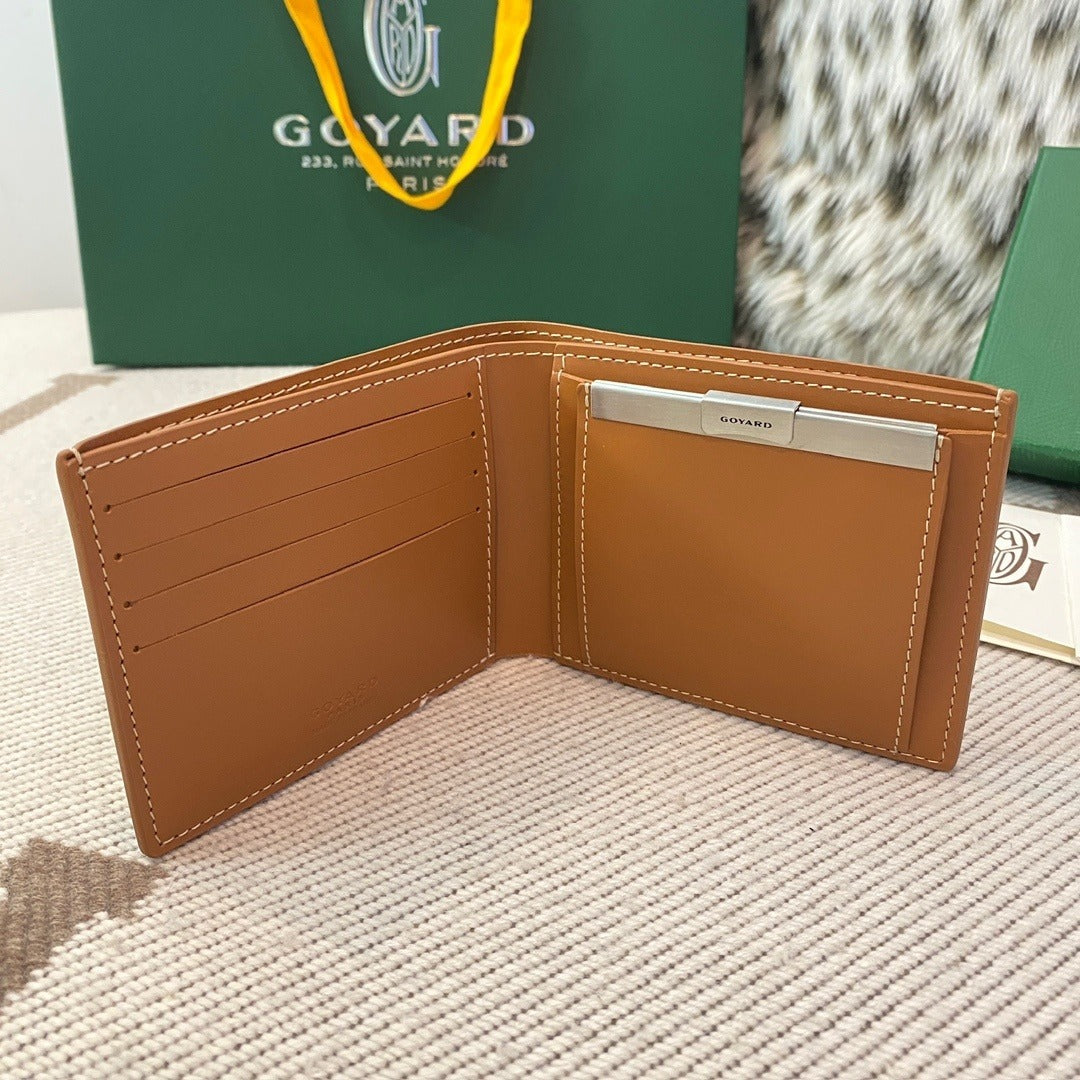 Goyard Bi-Fold Card Holder with Coin Pocket