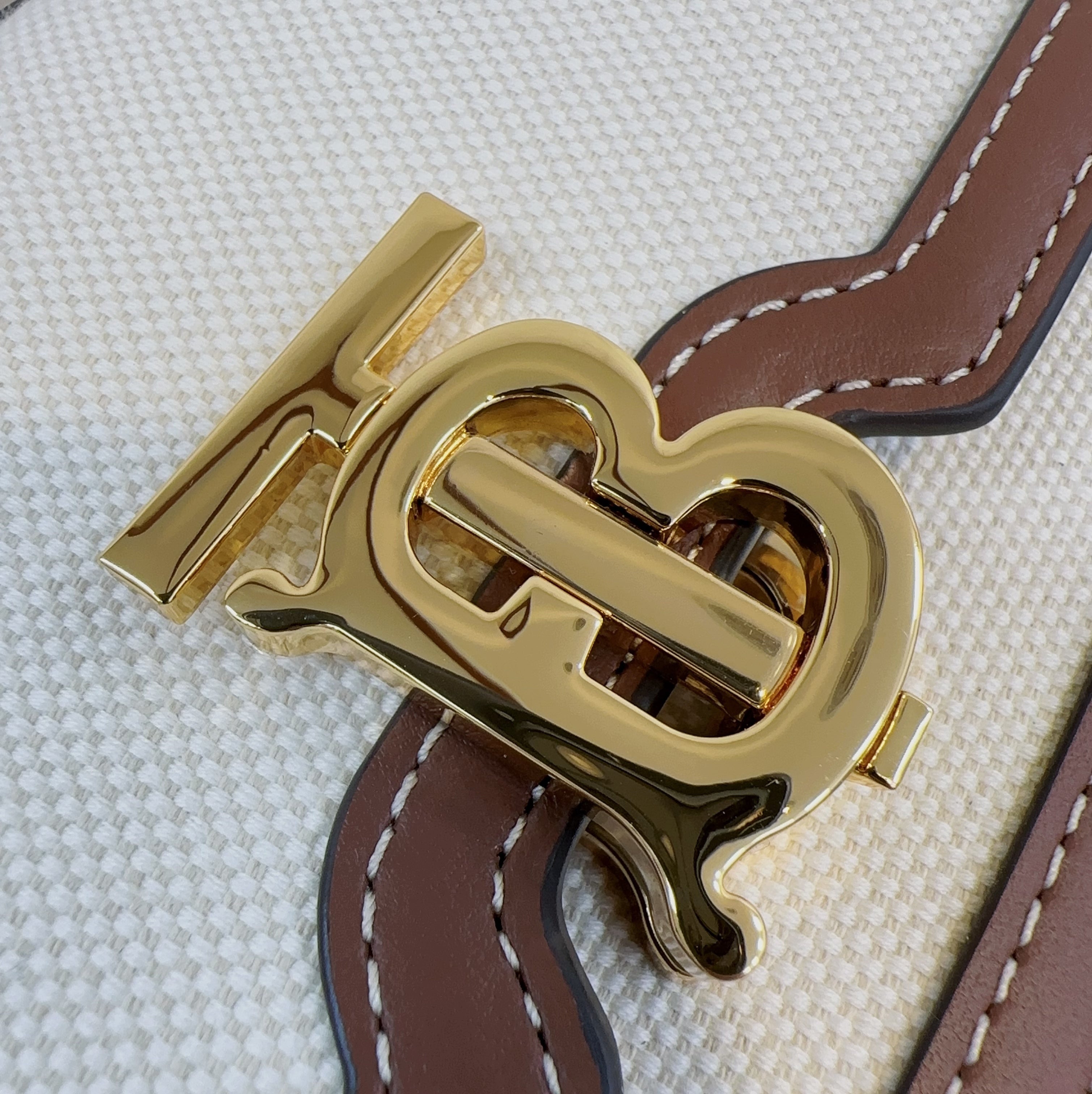 Burberry Lock Closure Bag