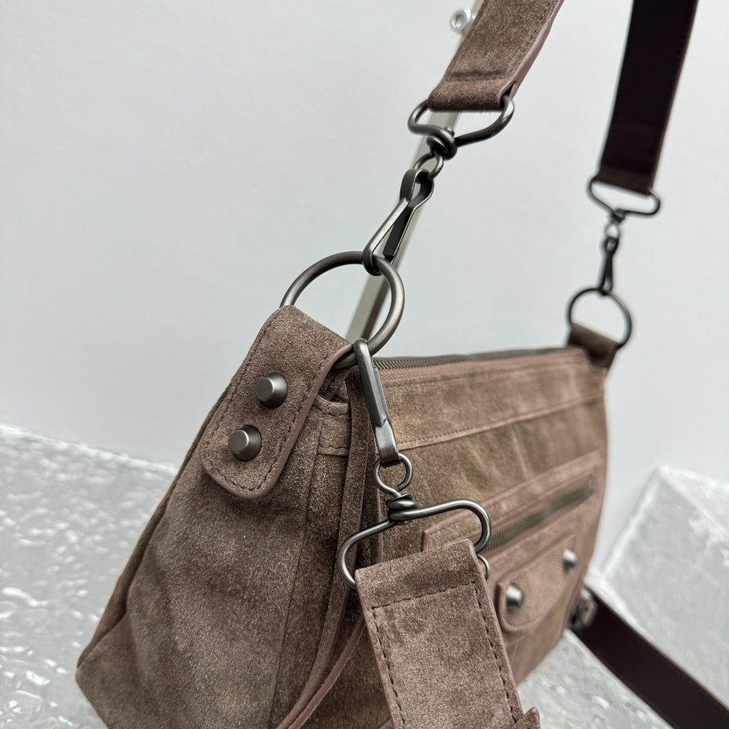 Balenciaga City Moto Crossbody Bag Small