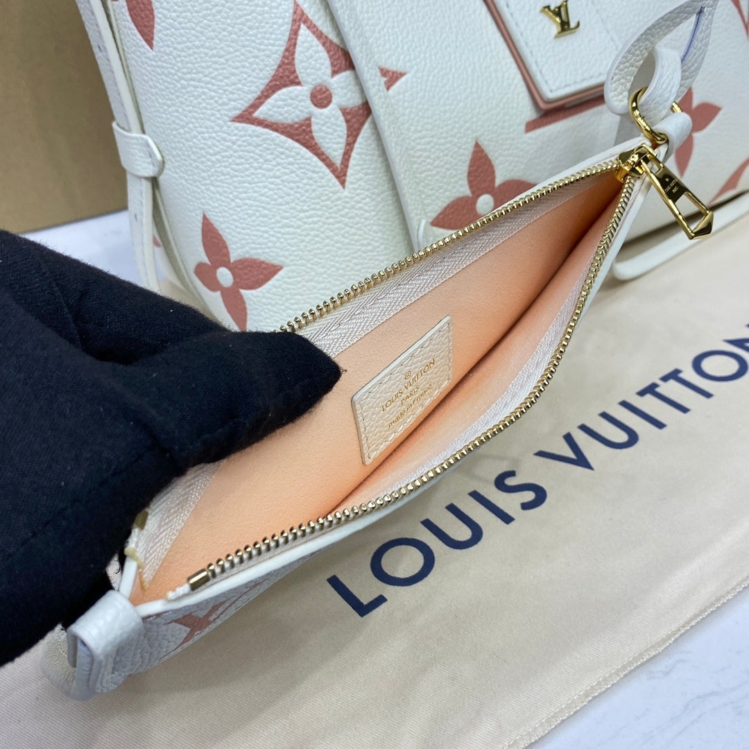 Louis Vuitton CarryAll Small Handbag Monogram Empreinte