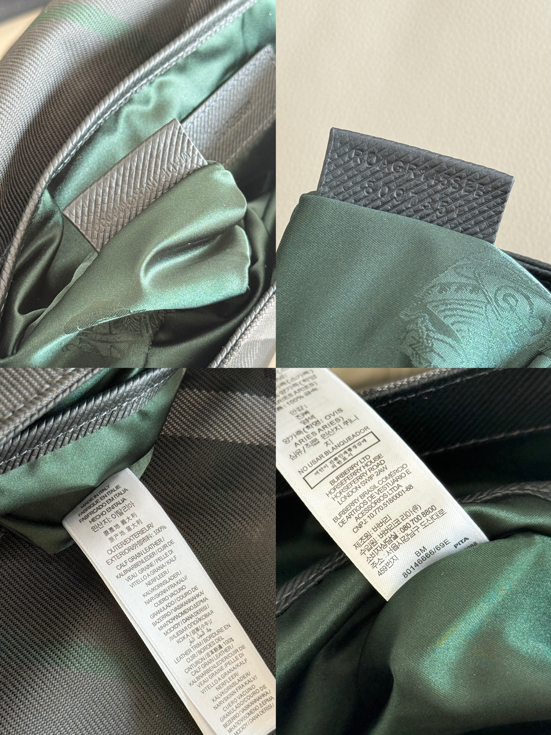 Burberry Grid Messenger Bag