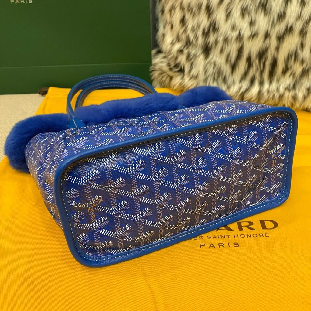 Goyard Rabbit Fur Mini Reversible Tote