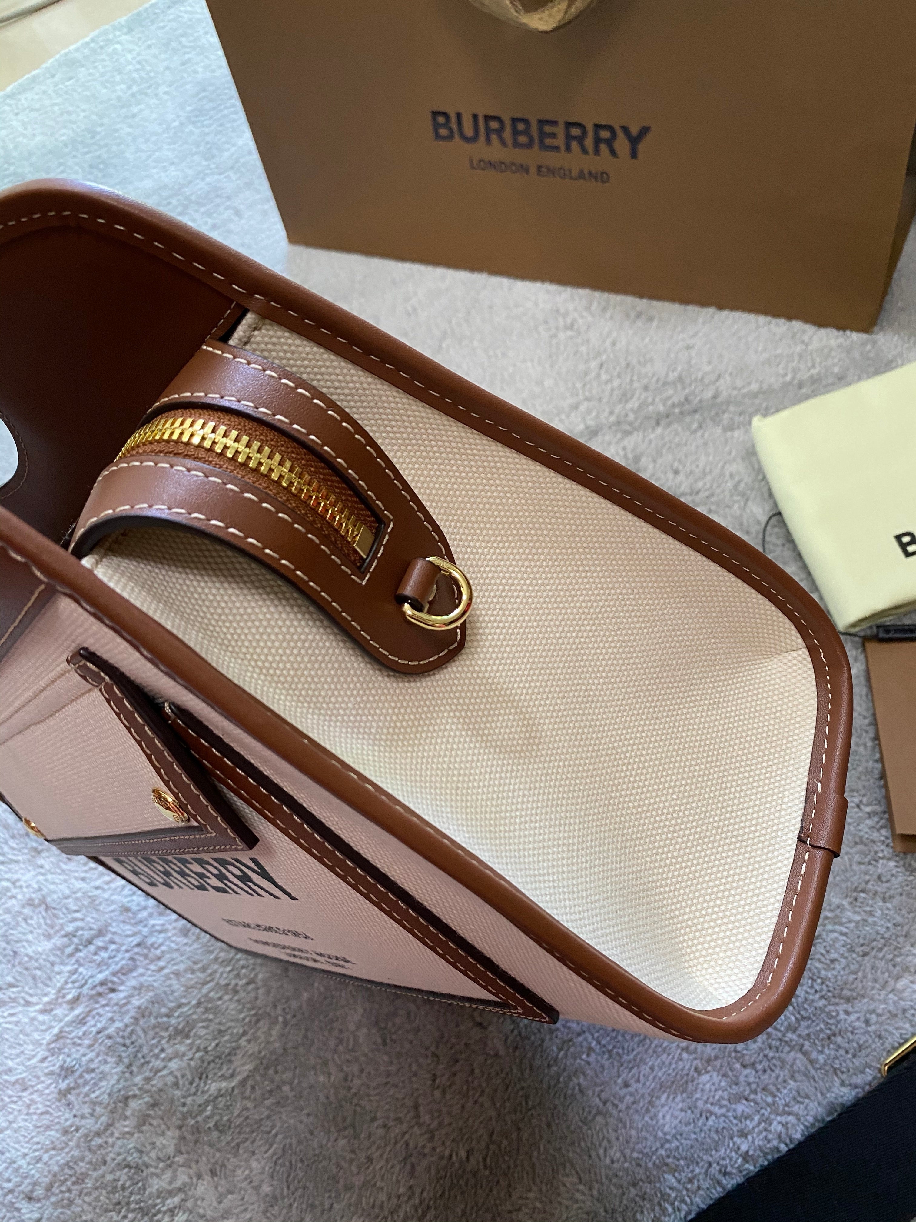 Burberry Zip Tote Bag