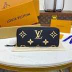 Louis Vuitton Wallet Set Gold Monogram