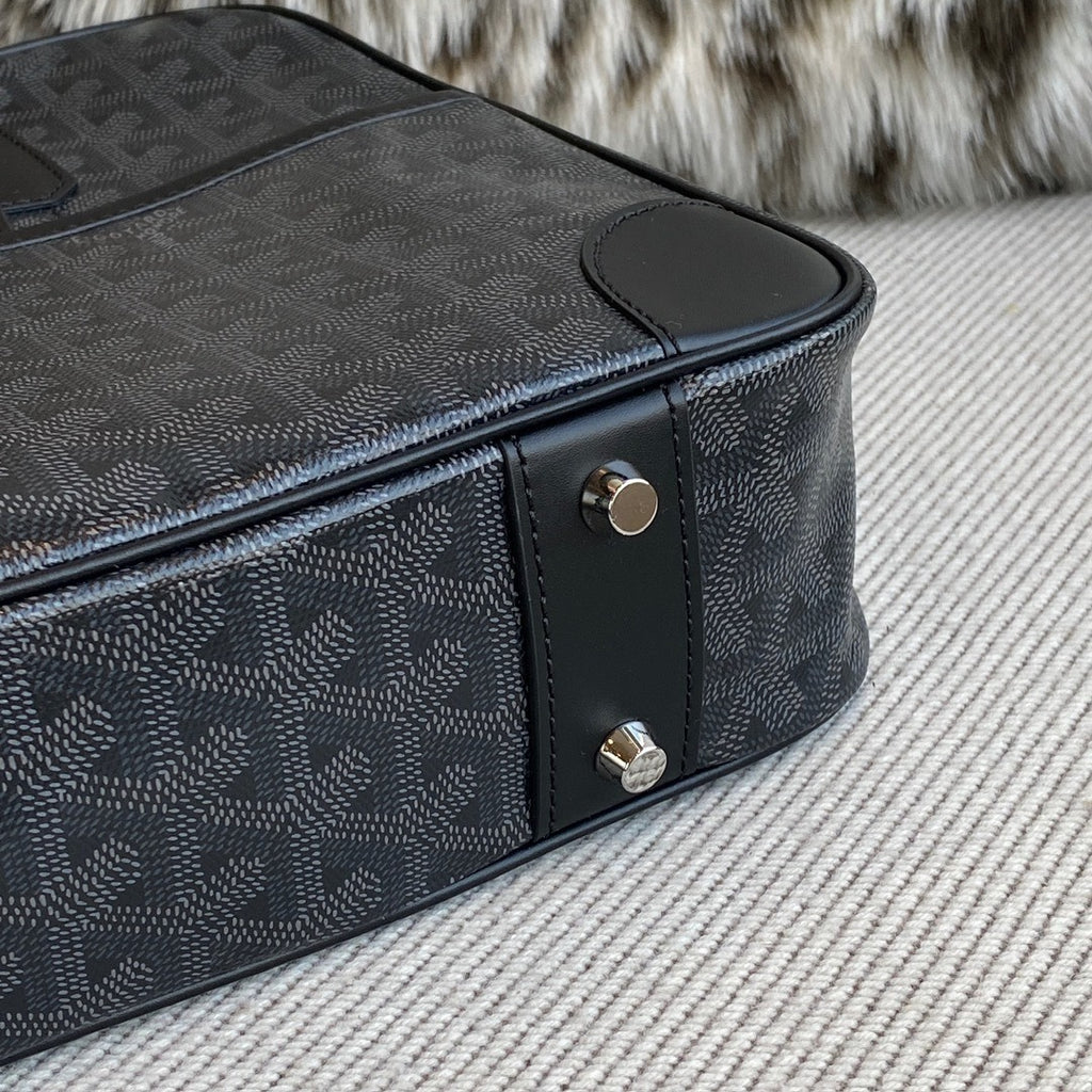 Goyard Jet Black Briefcase