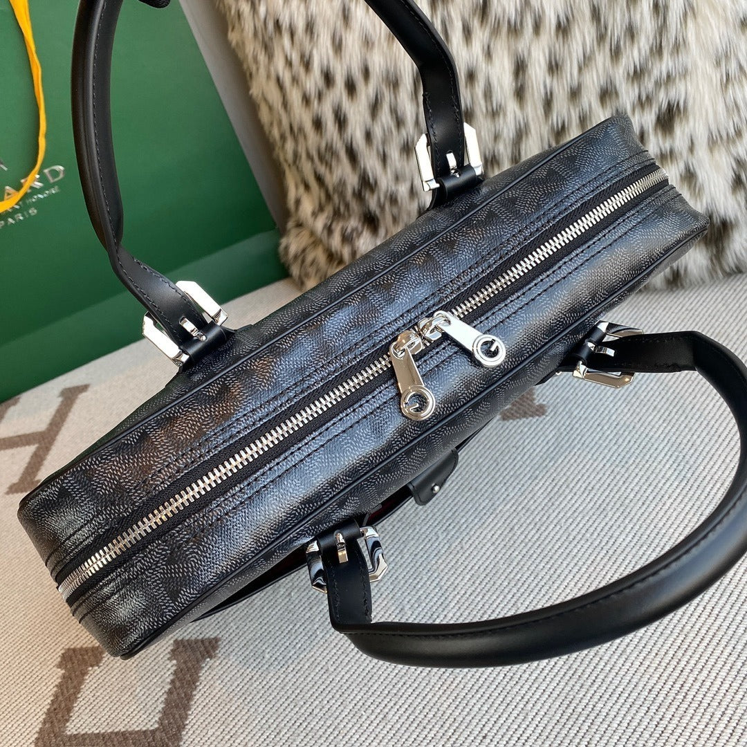 Goyard Jet Black Briefcase