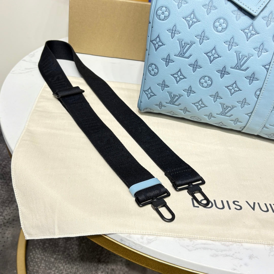 Louis Vuitton Keepall Bandoulière 50 Shadow Leather