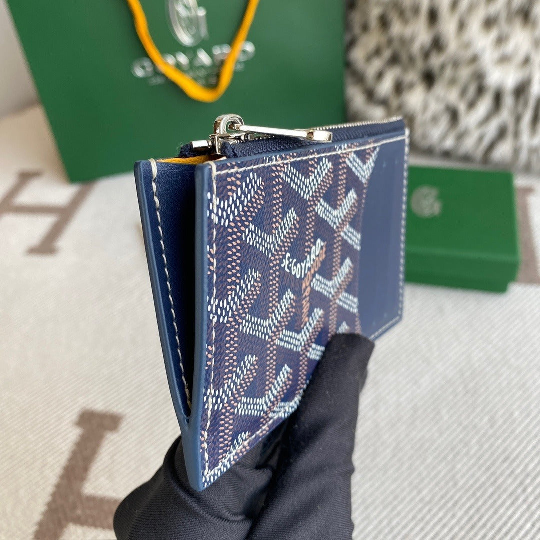 Goyard Bourbon Zip Card Holder / Wallet