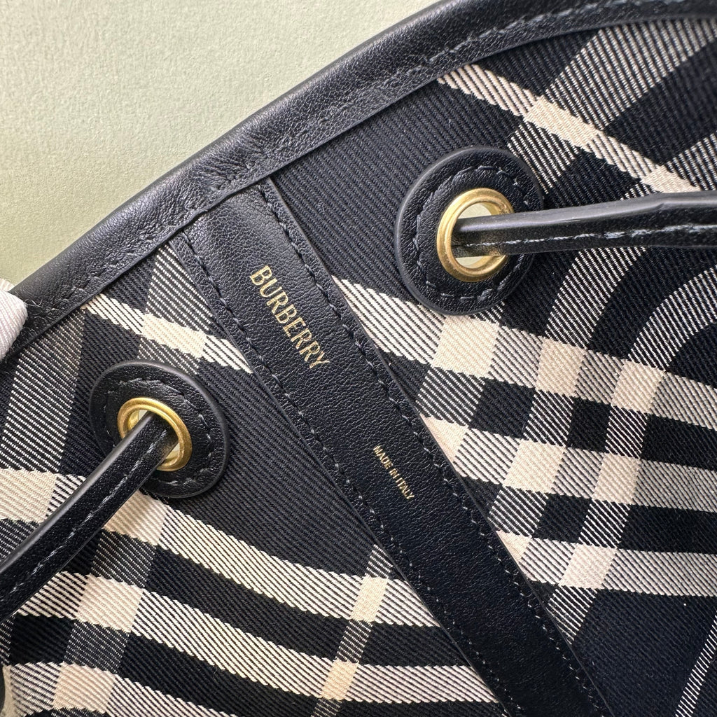 Burberry Drawstring Bucket Bag