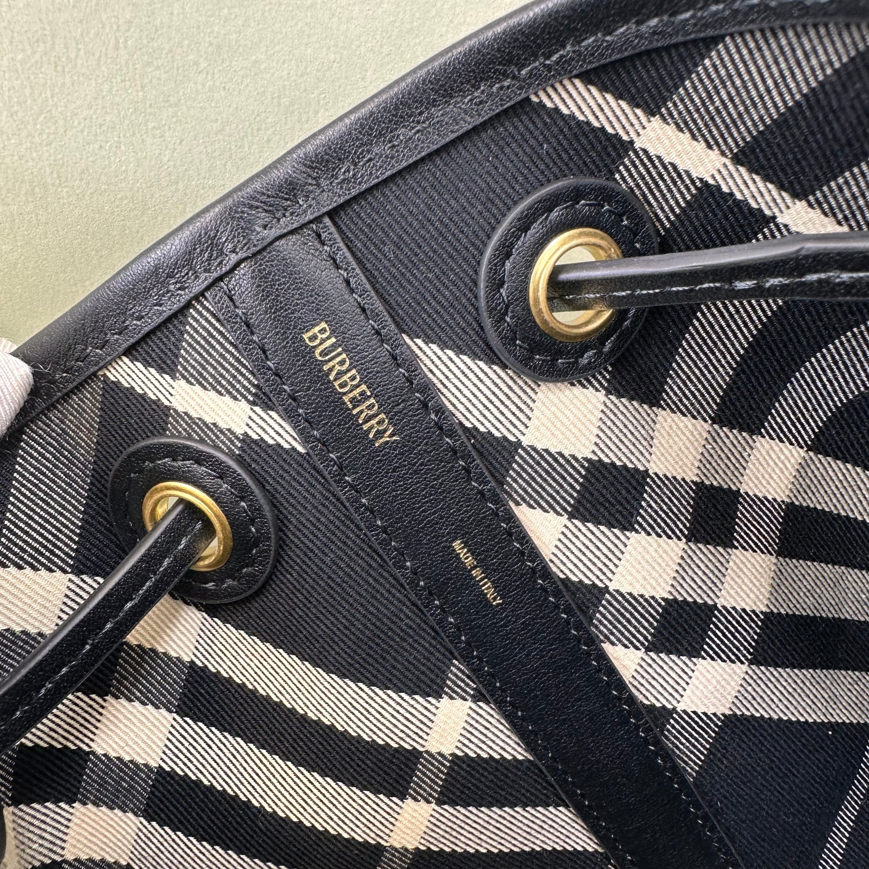 Burberry Drawstring Bucket Bag