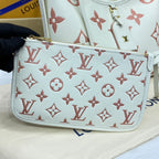 Louis Vuitton CarryAll Small Handbag Monogram Empreinte
