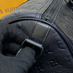Louis Vuitton Keepall Bandoulière 50 Travel Bag (Embossed Leather)