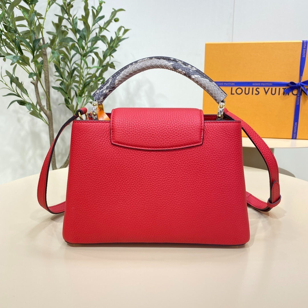 Louis Vuitton Capucines Handbag Python Edition