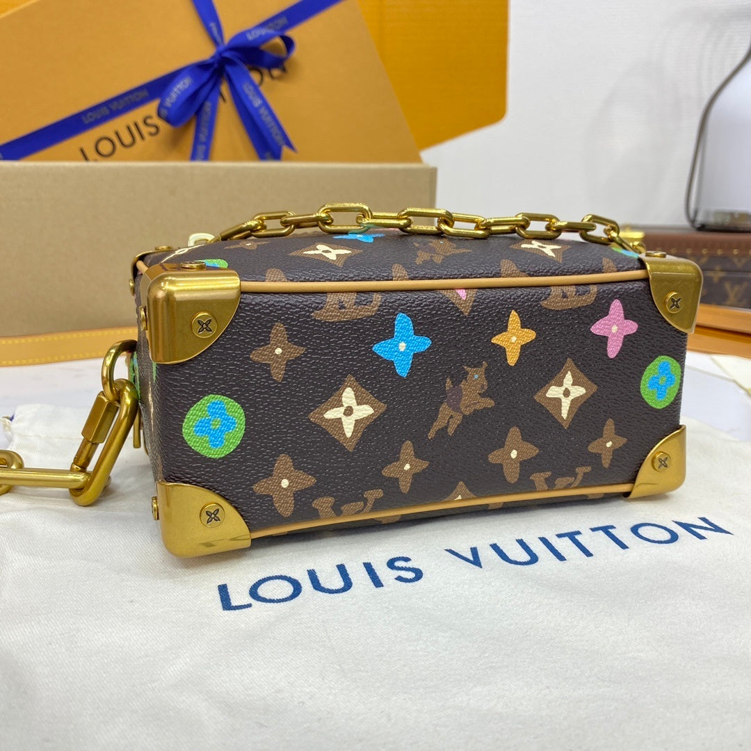 Louis Vuitton Mini Soft Trunk Handbag