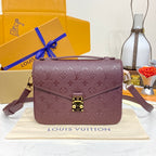 Louis Vuitton Full-Leather Messenger Bag