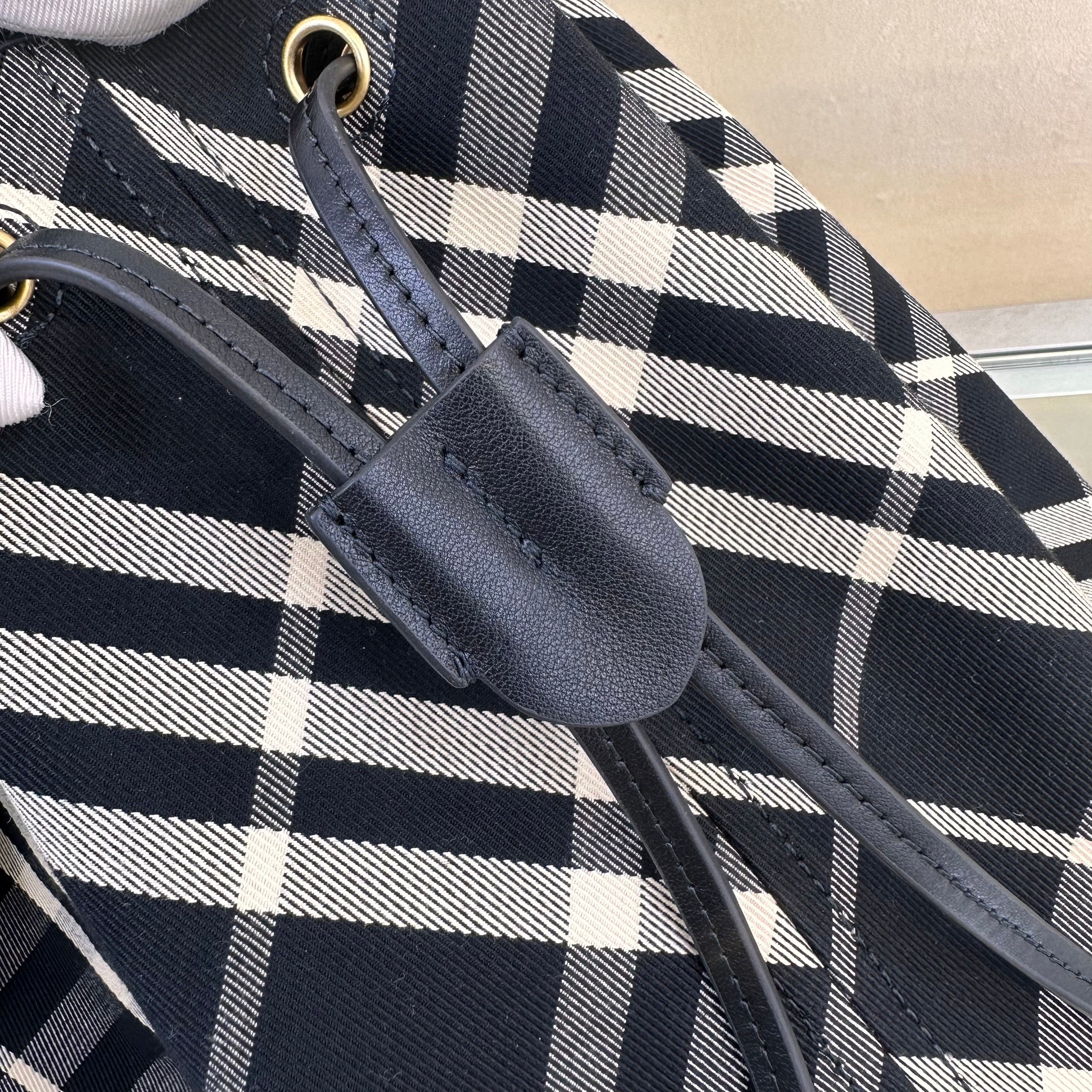 Burberry Drawstring Bucket Bag