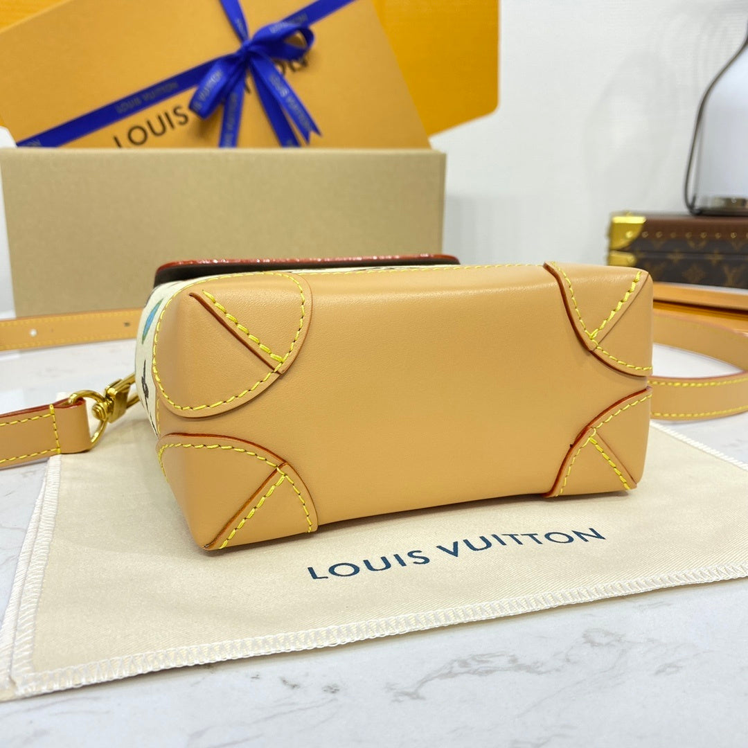 Louis Vuitton Nano Steamer Handbag