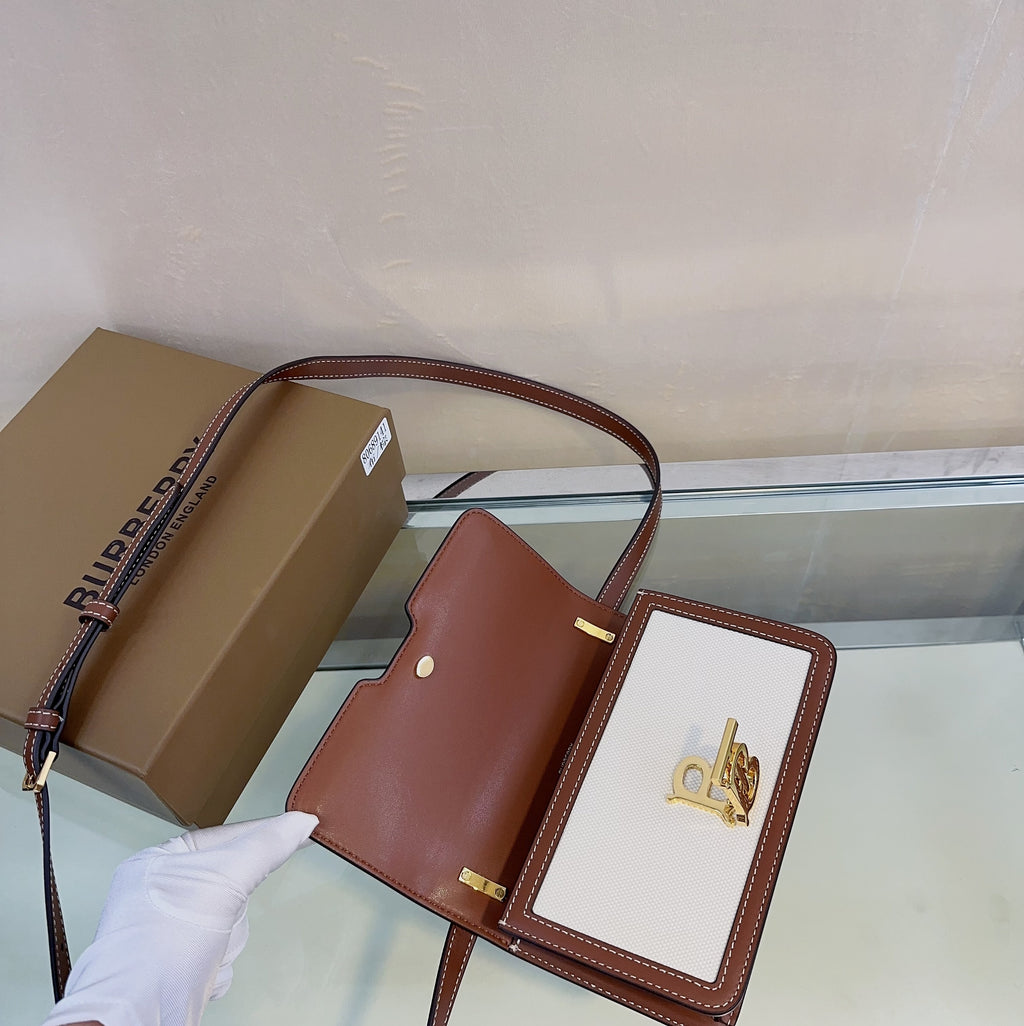Burberry Lock Closure Bag