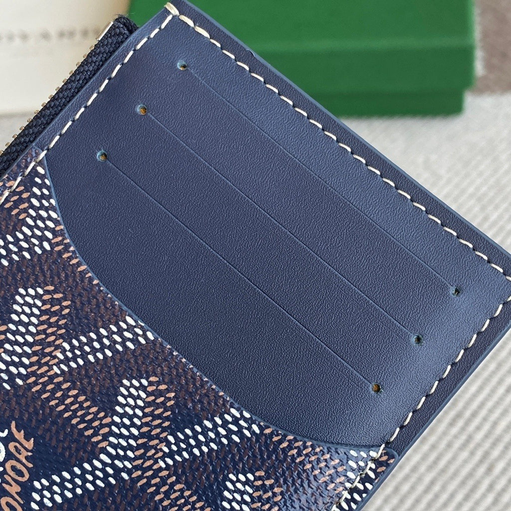 Goyard Bourbon Zip Card Holder / Wallet