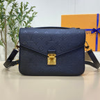 Louis Vuitton Full-Leather Messenger Bag